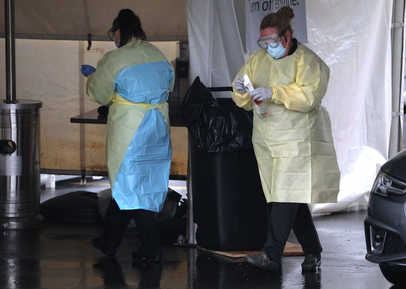 Cronavirus testing continues at drive-thru site in Chesterfield